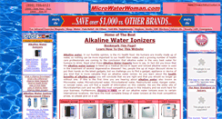 Desktop Screenshot of microwaterwoman.com